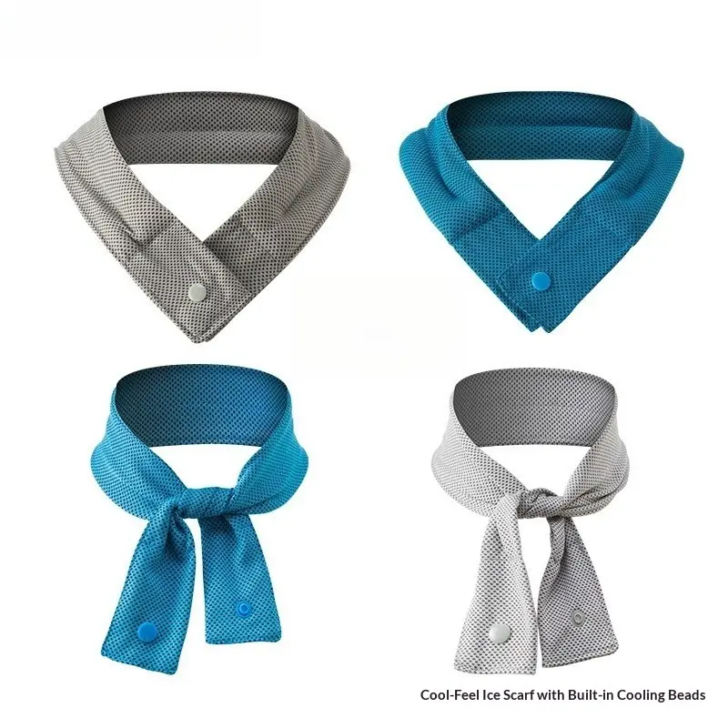 Cooling Ice Neck Wrap, Ice Scarf, Sweat-Wiping Towel, Outdoor Cooling Band, Sports Headband, Cooling Towel