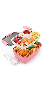 Adult Lunch Box,3 Stackable Bento Lunch Containers for Adults, Modern Minimalist Design Bento Box with Utensil Set, Leak-Proof Lunchbox for Dining Out, Work, Picnic: Home & Kitchen