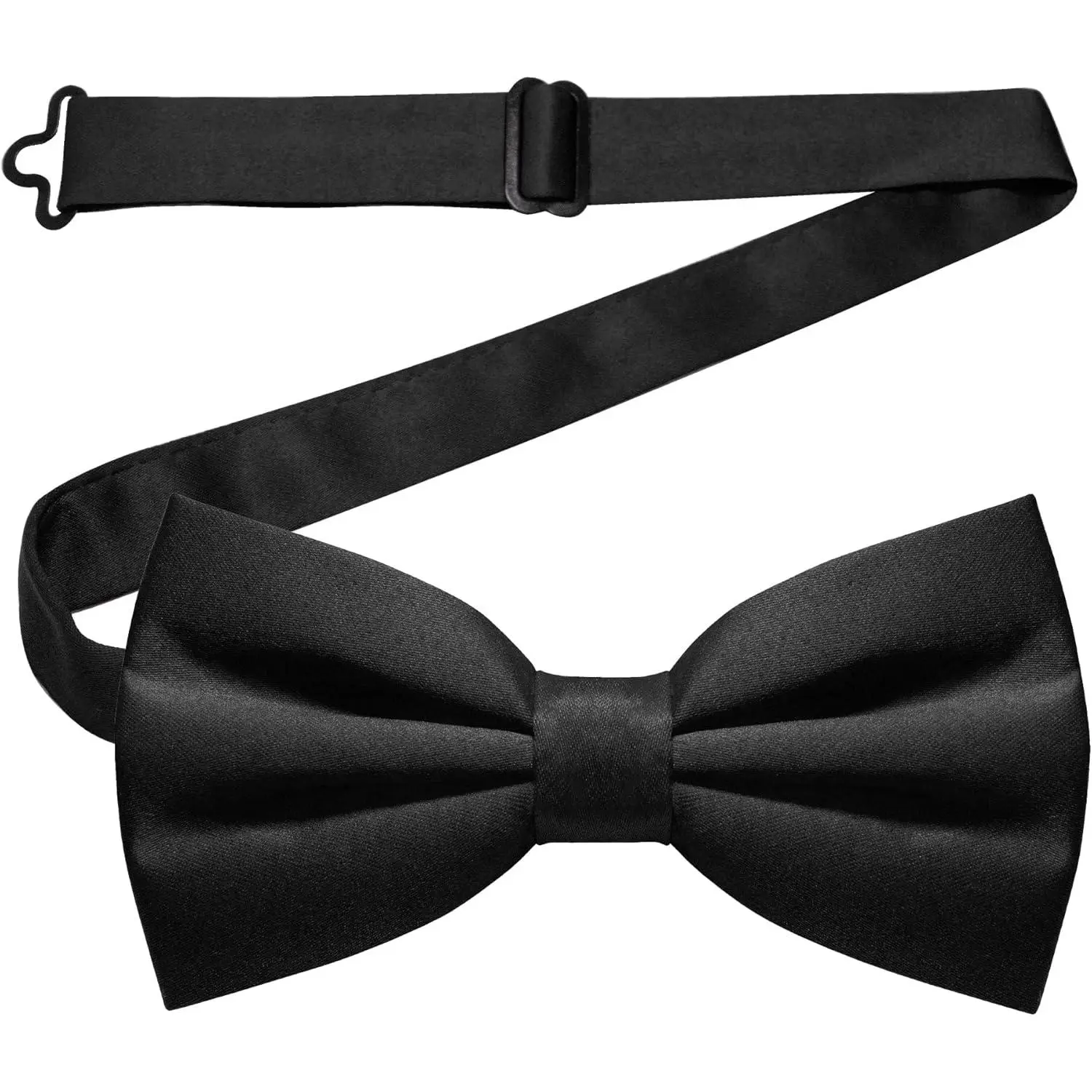 Men's Solid Color Pre-tied Bow Tie - Classic Shape, Easy Adjustment, All Seasons Wear for Leisure Outdoor Recreation