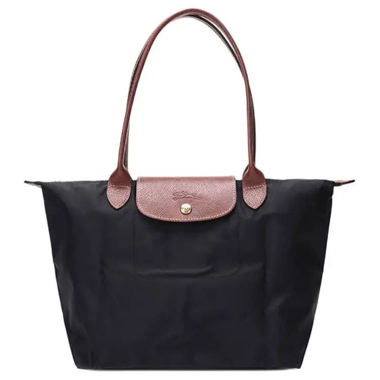 Longchamp Le Pliage 28 Large Capacity Fabric Tote Bag for Women, Classic Black
