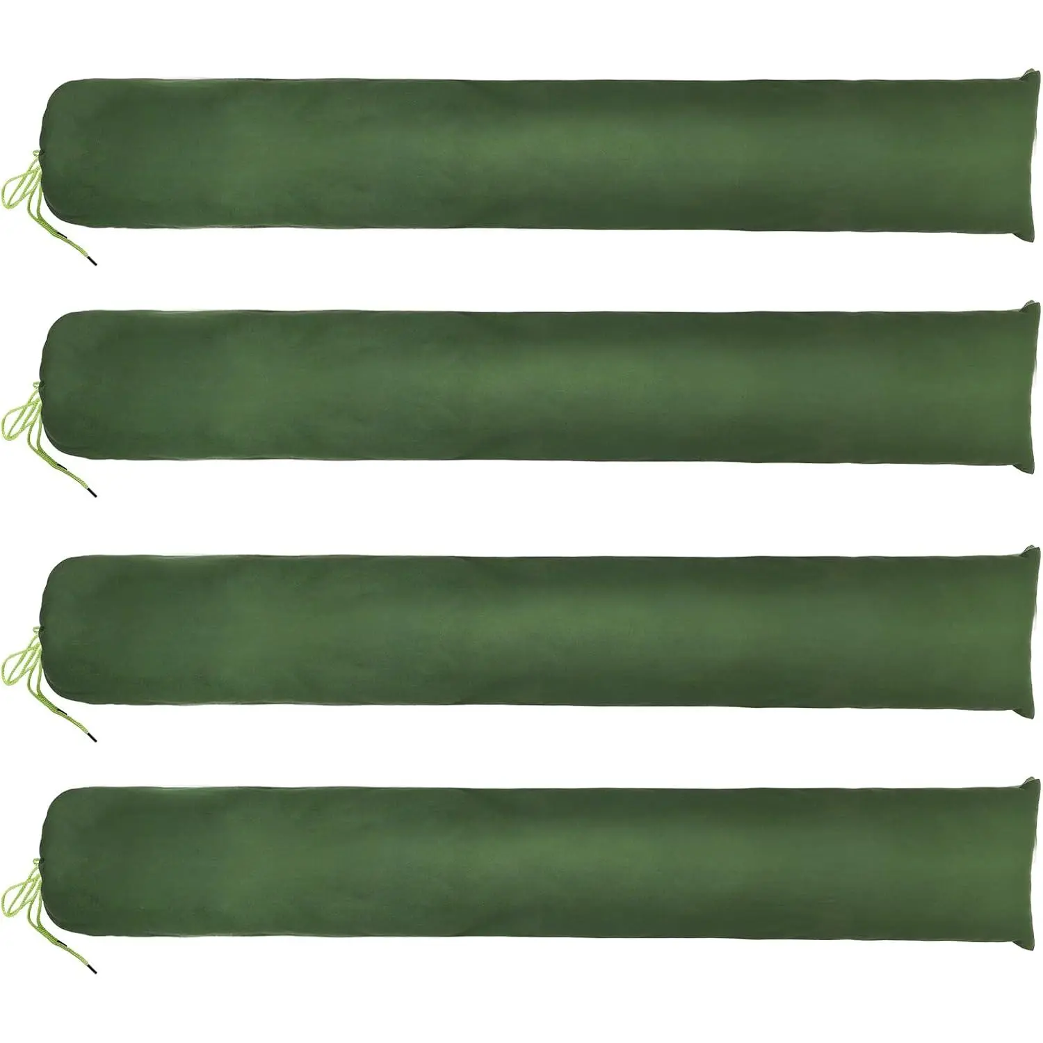 4 Pack 5  x 10 Inch Long Sandbags for Flooding,  Canvas Empty Sand Bags, Thickened Rain Wind Flood Water Barrier Tube for , Garage, Basement, Outdoor Window Water Flood Control