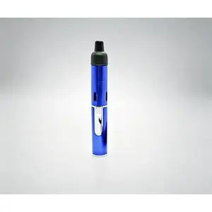 2026 Waterproof Slim Blue Flame Lighter  Refillable Windproof Fire Starter with Storage Bag for Outdoor Use（Gasfree）