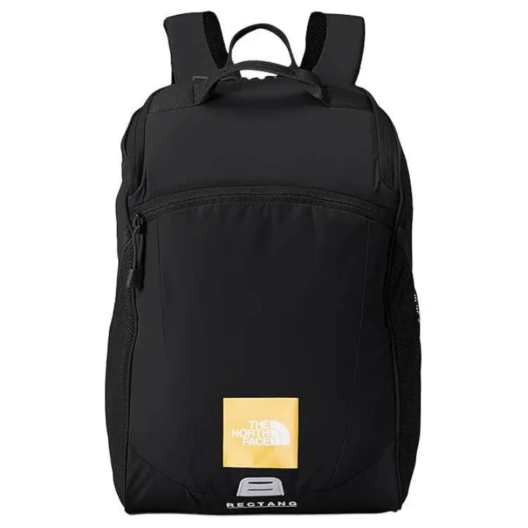 The North Face 17L Iconic Logo Backpack – Unisex Outdoor Style in Black Recycled Nylon