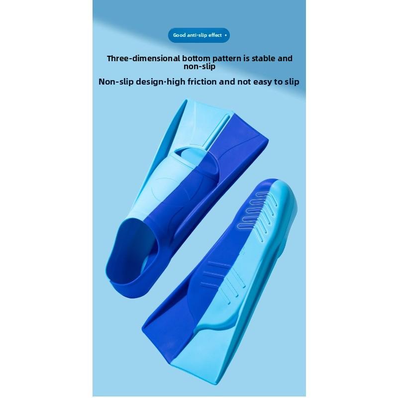 Swimming Flippers Silicone Flippers Children Adult Diving Frogs Training Diving Equipment Silicone Frogs