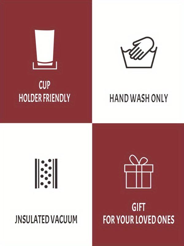 1pc, Hummingbird Flower Vacuum Insulated Travel Coffee Tumbler For Mother Grandma, Present For Mama Mom Sister Daughter, Birthday Valentines Day Gift For Her