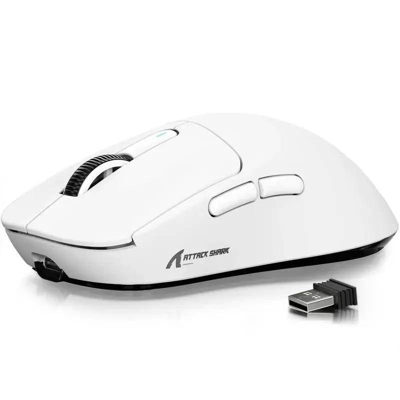 ATTACK SHARK X3 Wireless Gaming Mouse, 26000DPI Gaming Sensor Mouse with Anti-slip Sticker, Lightweight Gaming Mouse, Rechargeable Computer Mouse