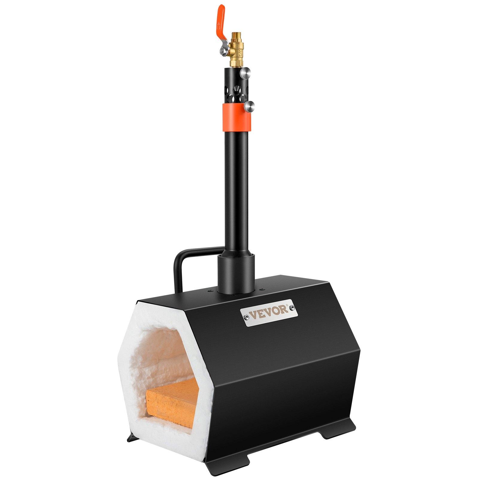 VEVOR Propane Forge Portable, Single Burner Tool and Knife Making, Large Capacity Blacksmith Farrier Forges, Mini Furnace Blacksmithing, Gas Forging Tools and Equipment, Complete Kit VEVOR Propane Forge Portable, Single Burner Tool and Knife Making, Large Capacity Blacksmith Farrier Forges, Mini Furnace Blacksmithing, Gas Forging Tools and Equipment, Complete Kit