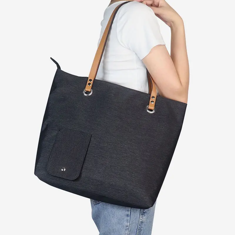 Portable Wine Canvas Bag, Hidden Insulated Compartment Beach Tote, Picnic Camping Beach Cooler Bag, Convenient Handbag for Outdoor Activities