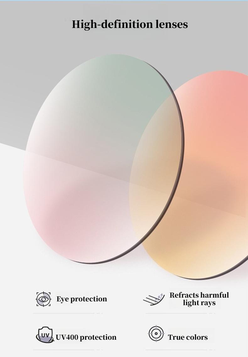 Cat-Eye Metal Frame Blue Light Blocking Glasses Minimalist Smooth Front Design Premium Anti-Blue Light Eyewear for Daily Screen Use Professional Lens Tech Lightweight All-Day Comfort Clear True-Color Lenses