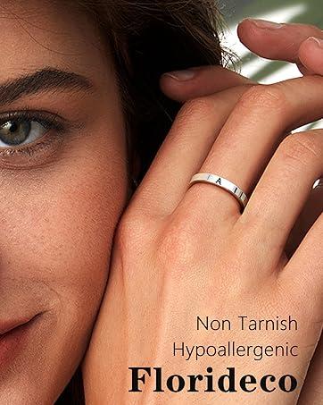 Florideco Stackable Gold Rings for Women 14K Gold Plated Minimalist Non Tarnish Cubic Zirconia Thumb Ring Set Dainty Gold Knuckle Ring Trendy Statement Stacking Rings Set Size 5-10