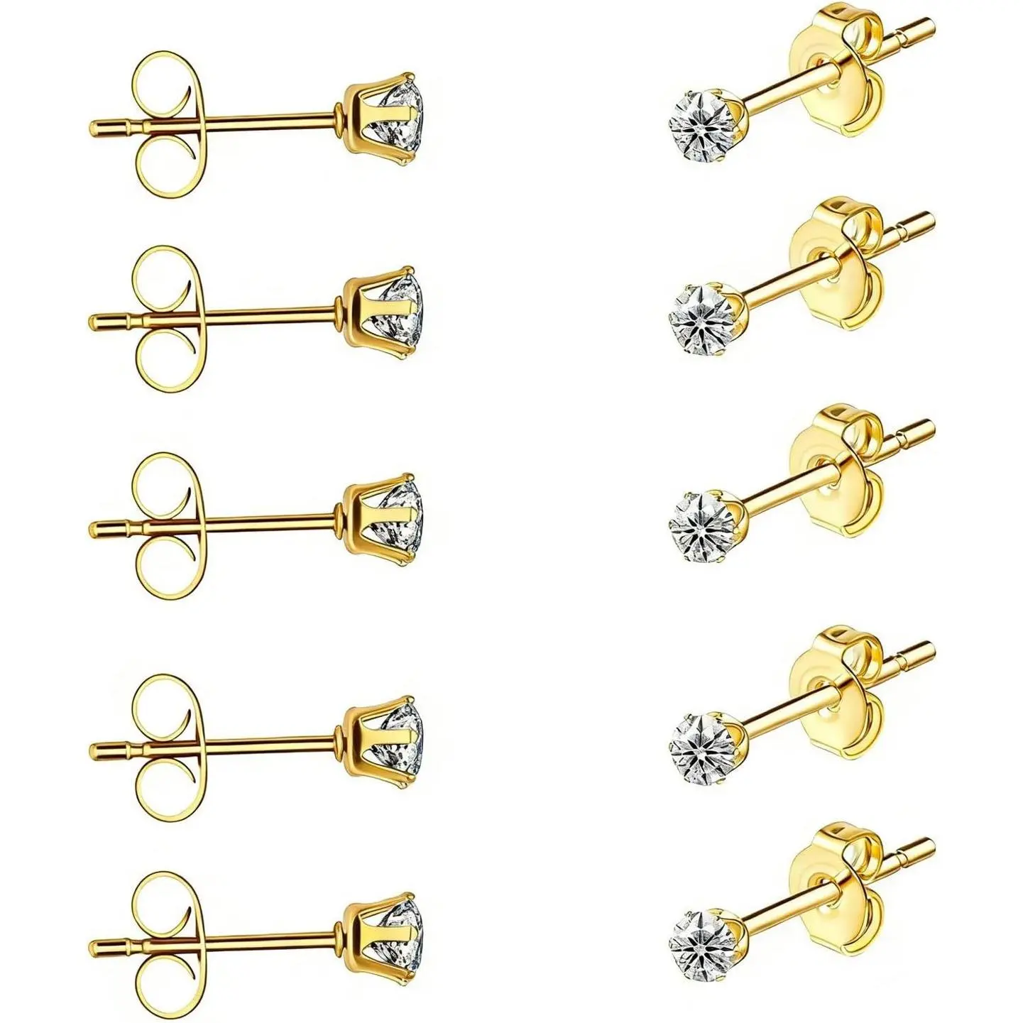 3mm-5pair-Gold