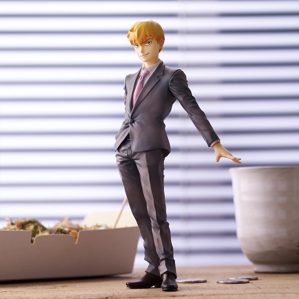 Anime Mob Figures Reigen Arataka action figure Standing pose Model Shigeo Kageyam Figure Doll Desktop Ornaments Collectible Toys