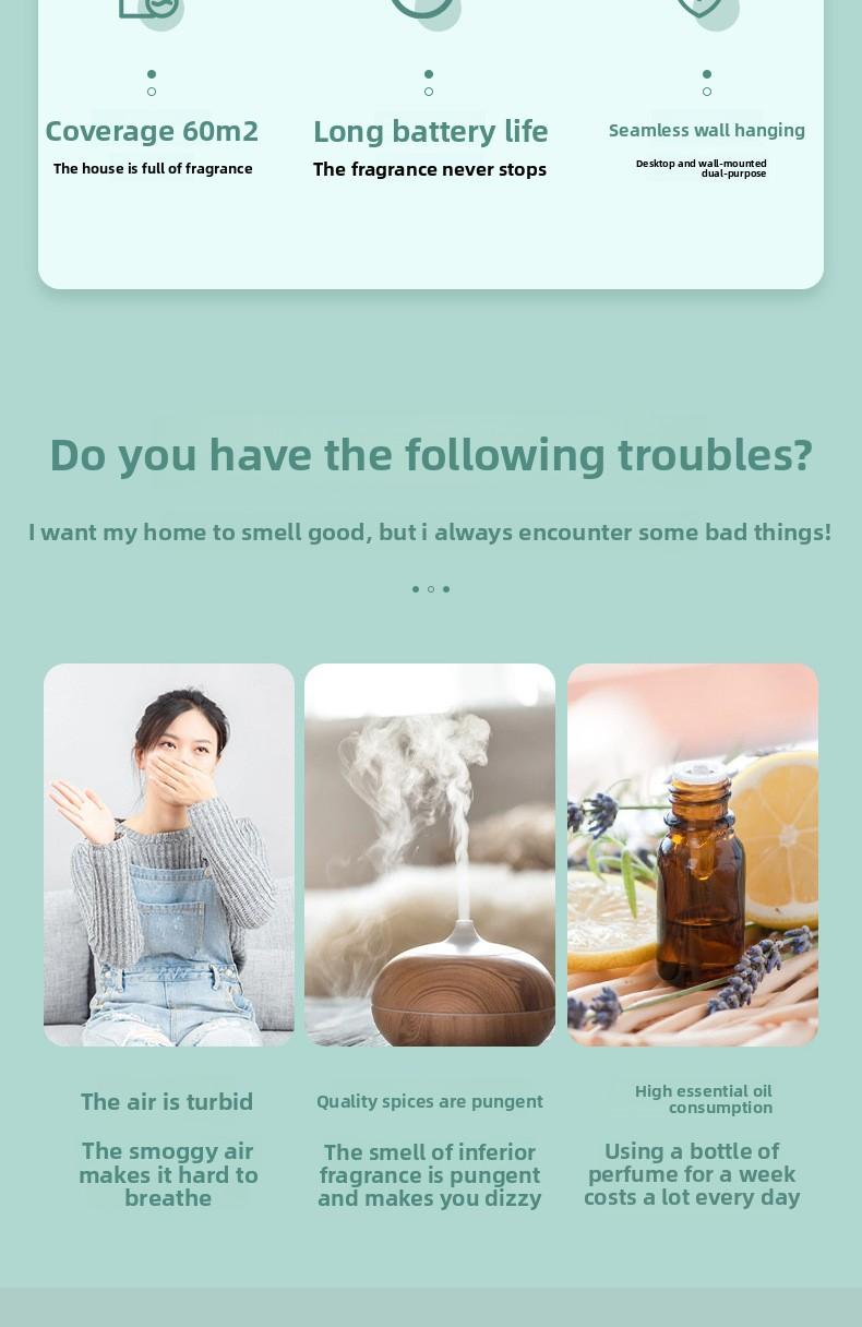 Automatic Aromatherapy Diffuser - Rechargeable Essential Oil Sprayer Suitable for Home, Hotel, Car, and Bathroom, Long-lasting Fragrance Air Freshener# Aromatherapy Diffuser herbal diffuser sterno potpourri bakhoor herbal diffuser sticks diffuser