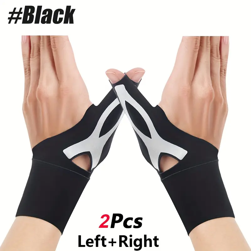 Thumb & Wrist Compression Support Sleeve, Elastic Support Glove, Left/Right Hand Optional, Unisex Design, for Gaming, Sports, and Office Work