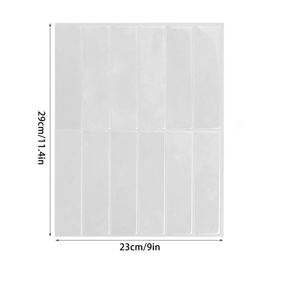 3D Self-adhesive Wall Sticker, Waterproof Heat Insulation Decorative Sticker, Easy Cleaning Wallpaper for Kitchen, Bathroom, Living Room, Dining Room, Home Modern Interior