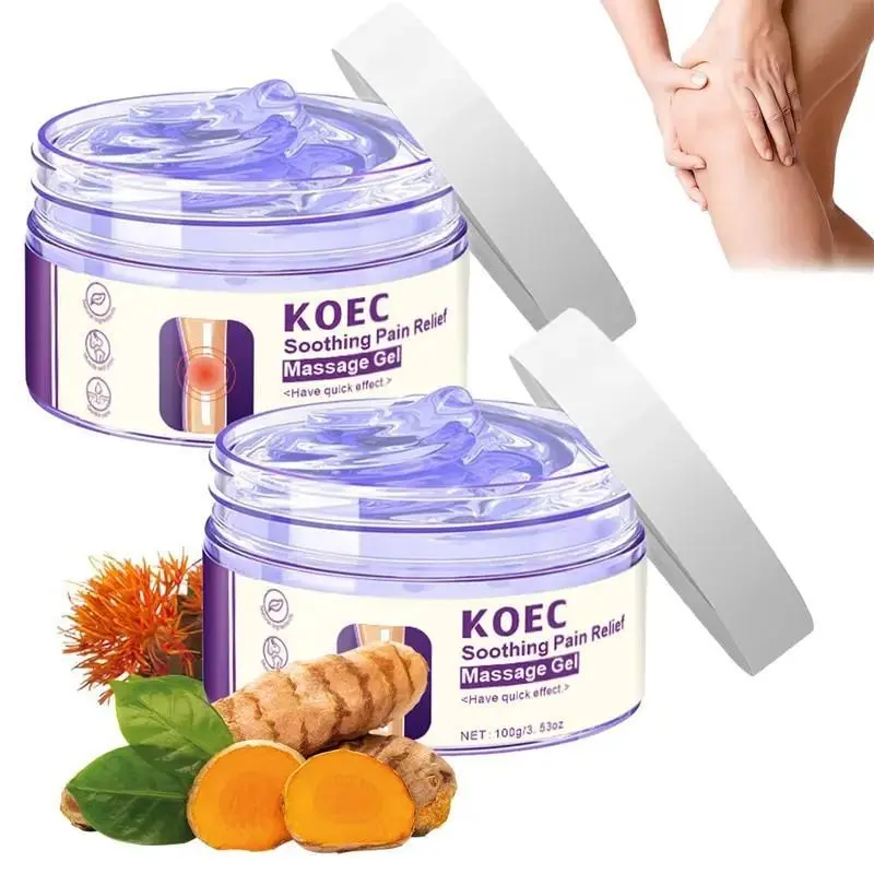 Purple Joint Pain Therapy Gel - Multi Purpose Relief Healthcare Treatment, Rapid Soothing Massage Cream for Knee Pain Relief Products (Knees, Lumbar)