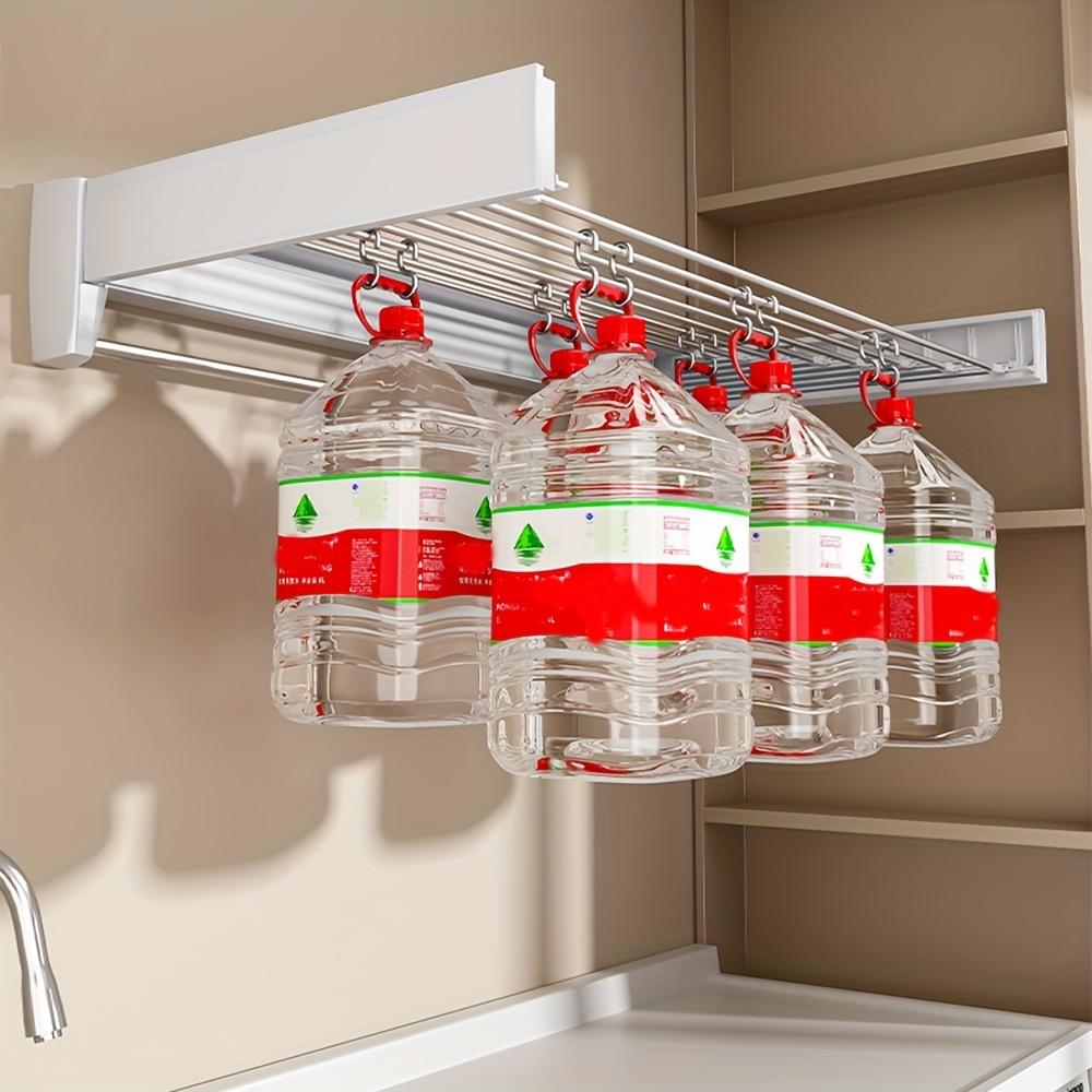 Sturdy Wall-Mounted Folding Clothes Drying Rack, Indoor/Outdoor Extendable Clothes Pole, Heavy-Duty Space-Saving Multi-Rod Drying Rack for Balcony and Bathroom, Clothes Drying Racks, Laundry Drying Rack, Drying Rack Clothing Foldable, Drying Racks