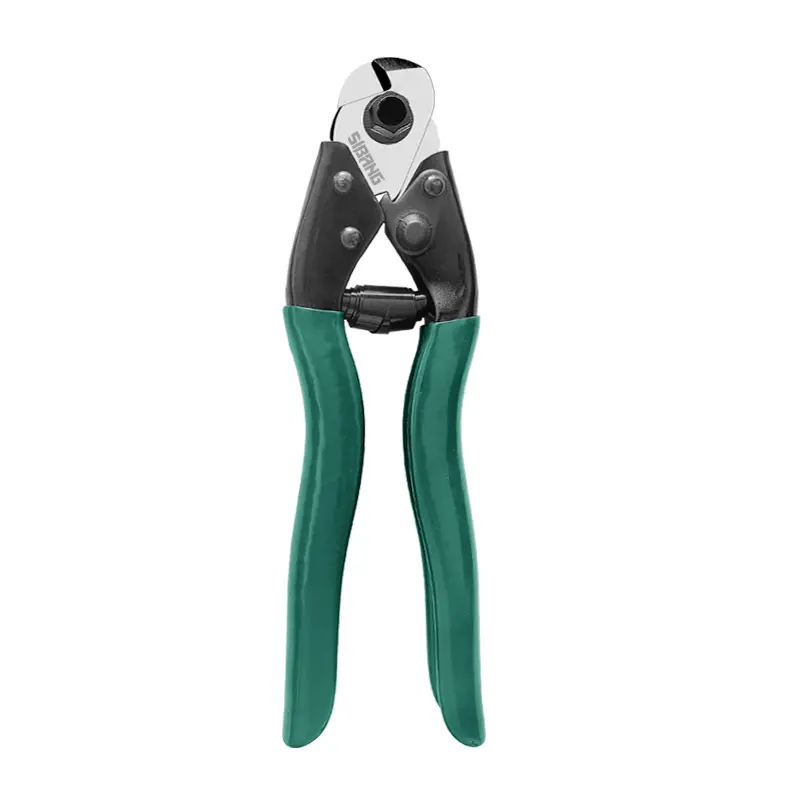 Steel Wire Rope Cutter with Plastic Handle, Efficient Cutting, Rebound Design Lever Principle, Safety Lock Hook, Heavy Duty Wire Cutters, Industrial Cable Cutting Tool, Cable Cutters