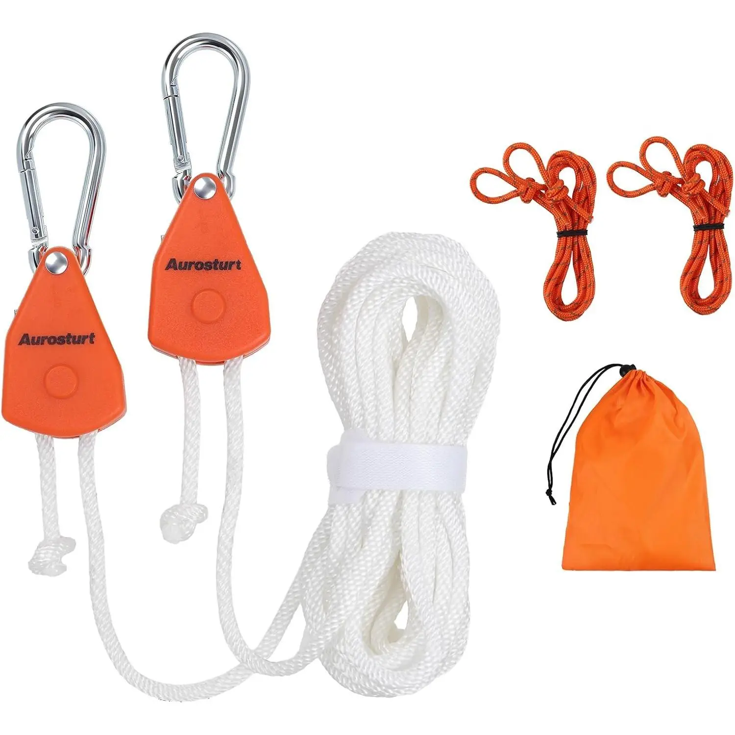19FT Retractable Clothesline Outdoor with Ratchet Pulley | Portable Travel Clothes Line, Indoor Laundry Drying Lines for Camping, Cruise, Backyard, Balcony, Dormitory
