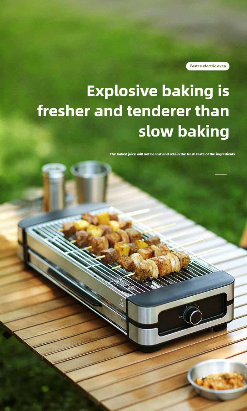 Electric Grill Household BBQ Grill Grill Indoor Skewer Household Electric Grill