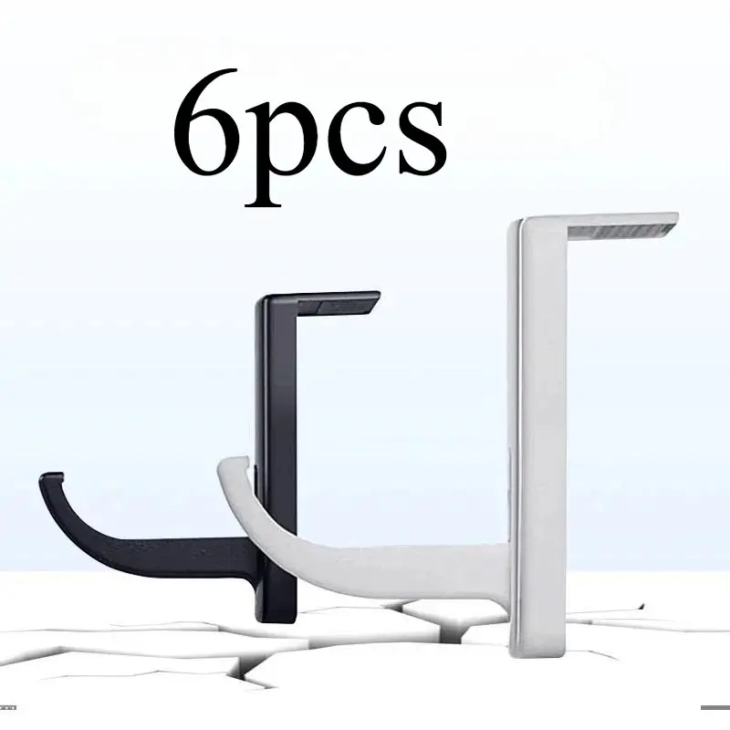 6pcs Game Earphone Hooks, Durable Design for Gamers, Easy Storage, Organize Gaming Space, Universal Earphone Holder for Home Office