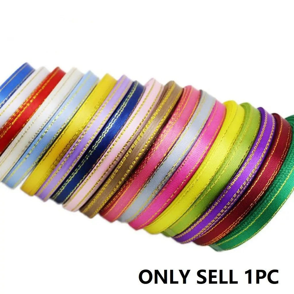 25 Yards Pack Ribbon, 6mm Wide Single-Sided Satin Tape, Elegant Sewing Accessories, Holiday Decor, Balloon Tie, Craft Supplies