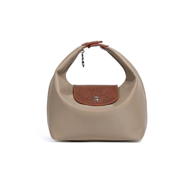 Women's New Waterproof Durable Nylon Dumpling Bag, Lightweight Convertible Handheld Lunch Tote Crossbody Purse for Daily Work, Picnic, Shopping and Casual Outdoor Trips,Easy To Clean Fabric, Detachable Adjustable Strap, Tear Resistant Daily Carry Handbag