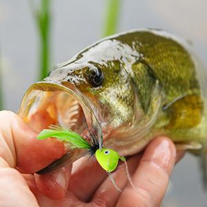 12 pcs Fly Fishing Popper Flies, Fly Popper Lures Bass Panfish Bluegill Crappie Popping Bug Sunfish Trout Salmon Poppers Flys Kit for Flys Fishing