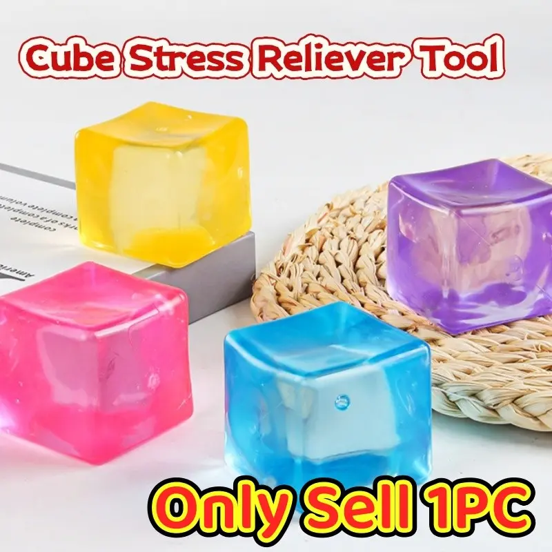 Nice Cube Sensory Fidget Cube, Stress Relief Anxiety Tool, Adhd Focus Aid, Office Desk Calm Down Toy, Relaxing Handheld Device