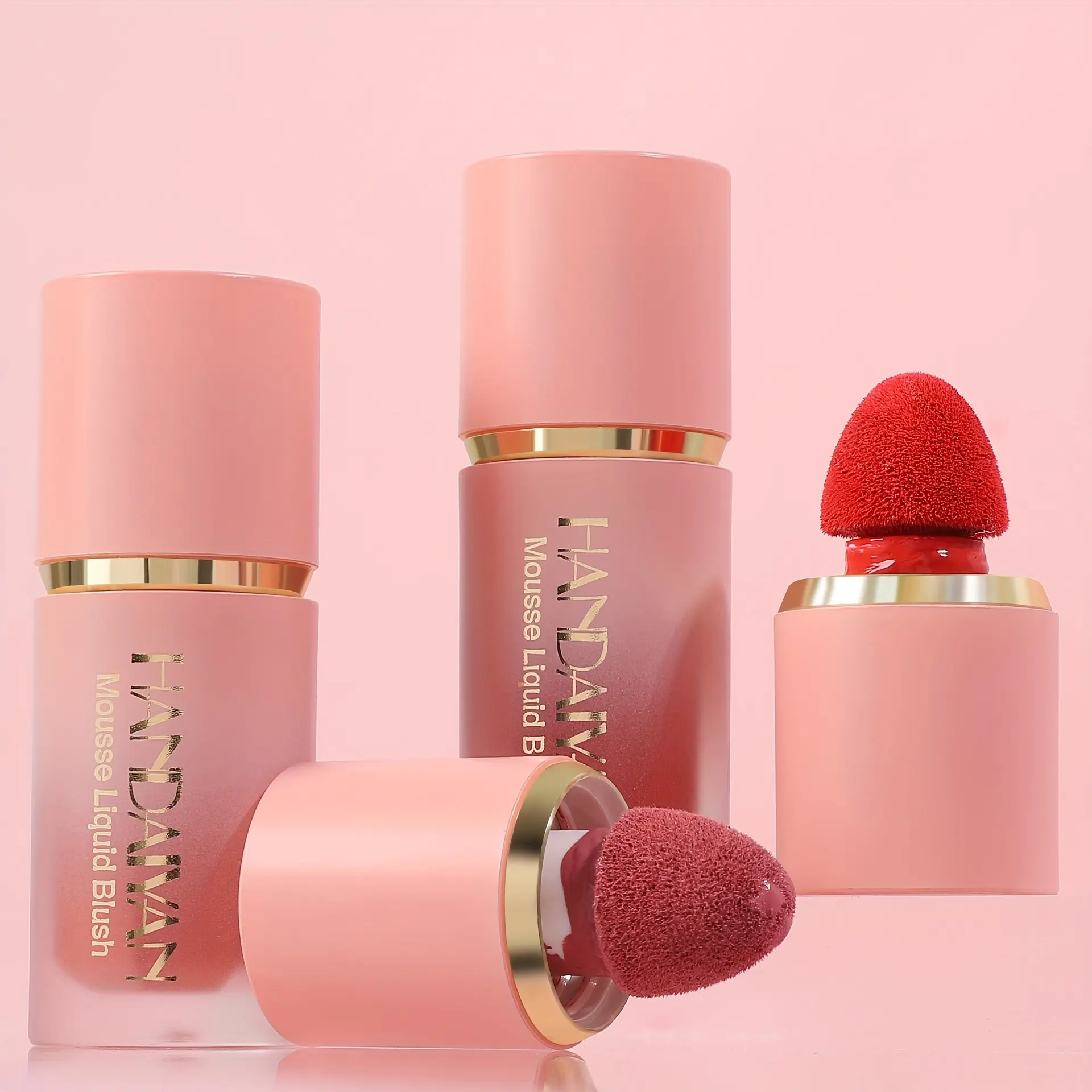 1/2pcs Color Velvet Liquid Blush, Liquid Blush for Cheeks, Cream Blush for Cheeks, Blush Liquid Makeup, Soft Pinch Liquid Blush, Natural Long-Lasting Face Cream Blush Makeup, Skin Tint Blush Makeup