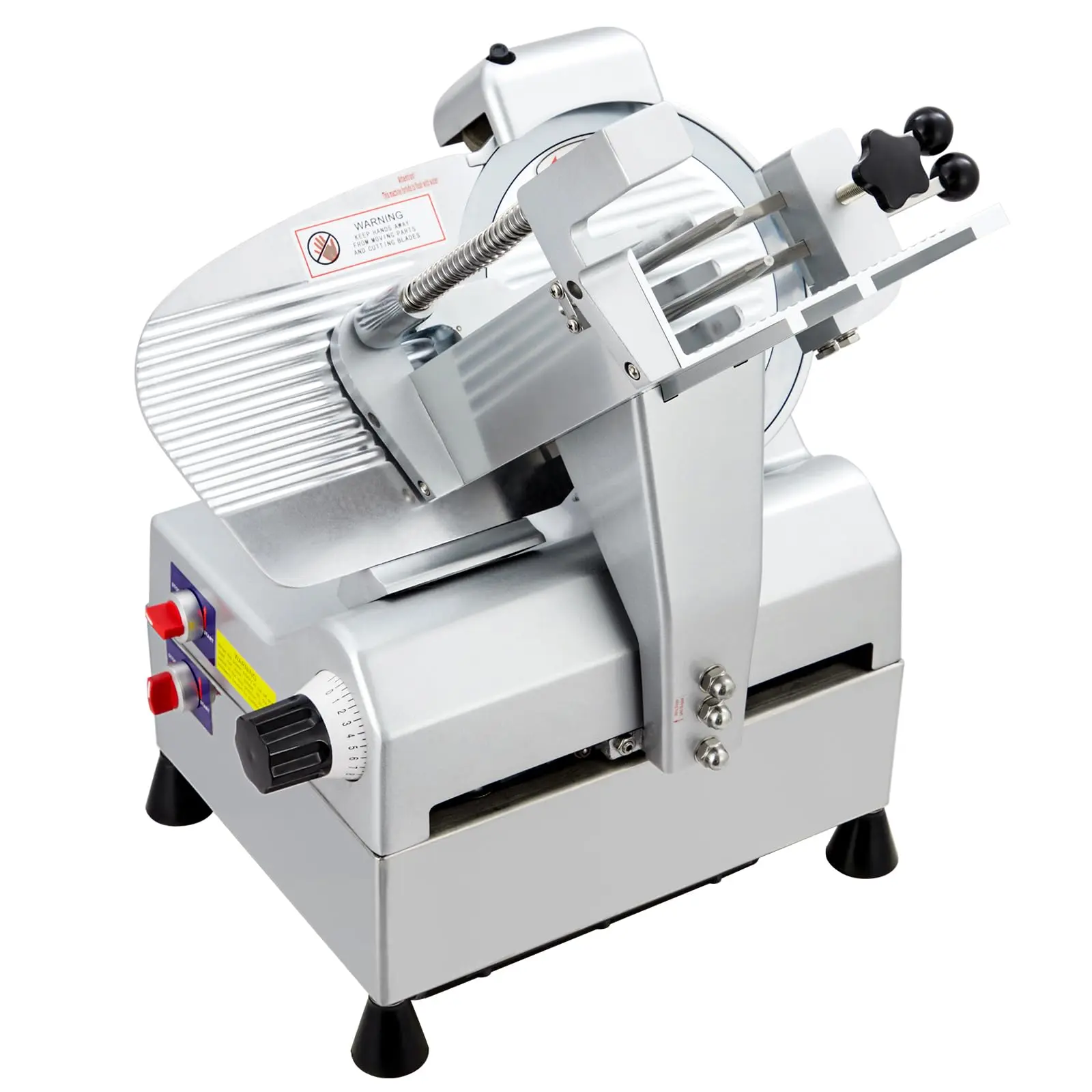 Garvee Meat Slicer with 10" Blade, Fully Automatic Electric Food Slicer for Home Kitchens and Commercial Use, 240W/430W Adjustable Thickness Machine with Food-Grade, Easy-to-Clean Design
