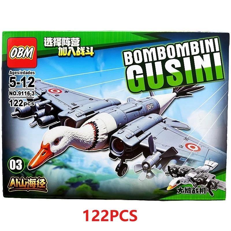 Moc Cappuccino Assassino Tung Tung Tung Sahur‌ Figure Assembled Toy Italian Brainrot  Kids Building Blocks Blind Box Toys Gifts