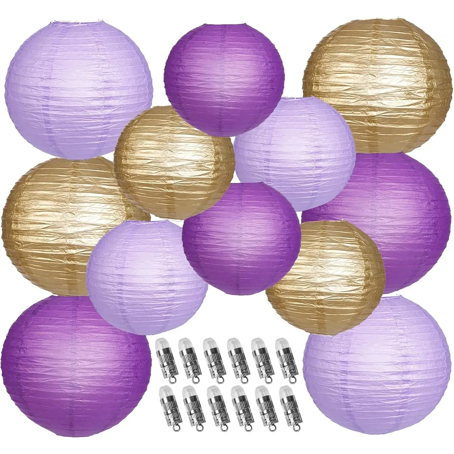 Purple/lavender/gold