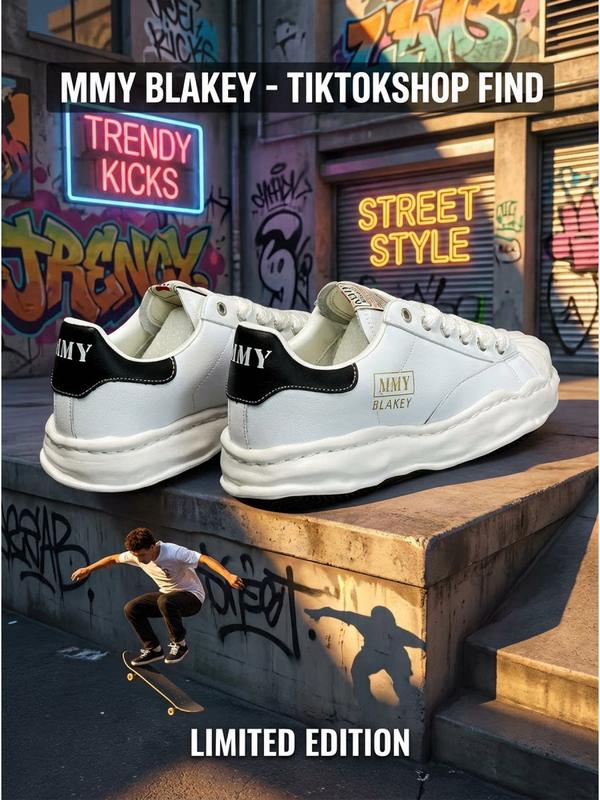 Urban Night Scene Sports Shoes, Neon Streetwear Essential, Lightweight Design, Daily Wear Must-Have, Fyp Trendy Sneakers, City Exploration Series Exclusive