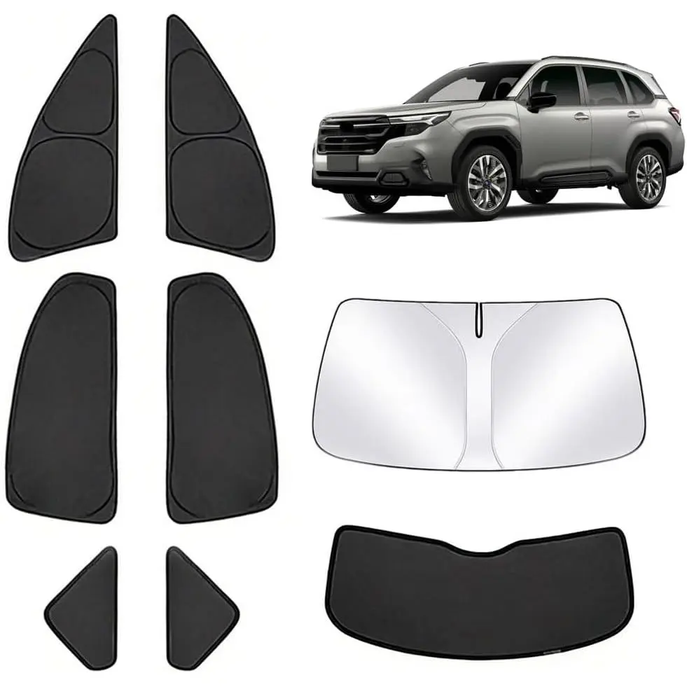 Full Set Car Window Shades & Windshield Sun Shade for Subaru Forester Accessories 2025 2026