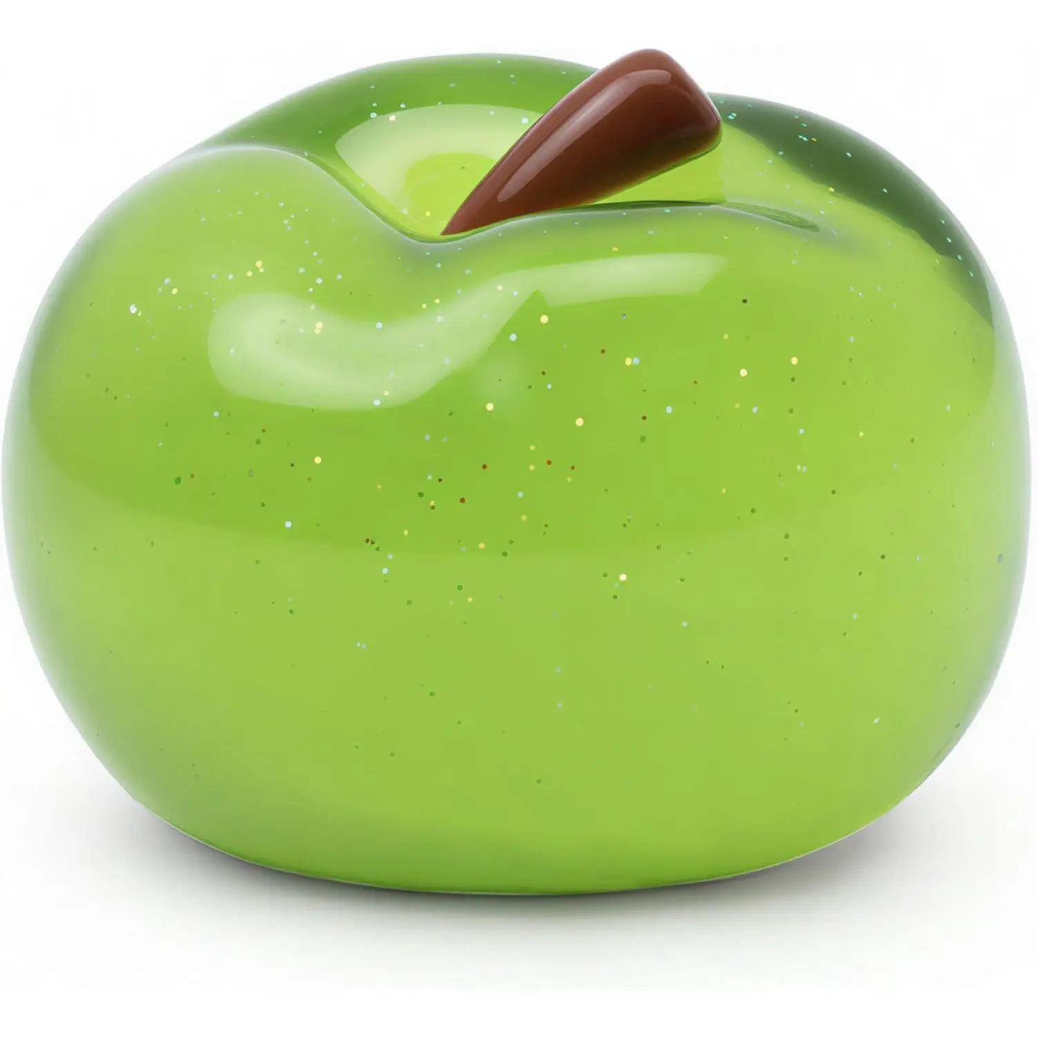 Handmade Silicon Taba Clear Apple Squishy Clear Apple，Safe & Non-Toxic Sticky Mochi Squishy Fidget Stress-Relief Squeeze Toys for Kids & Adults Relaxation & Sensory Play