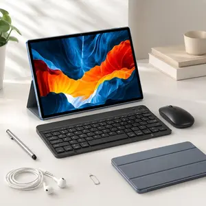 10.1-Inch Android Tablet, 3gb RAM, 32GB Storage, Includes Keyboard, Case, Mouse, Stylus, Dual Cameras, Versatile Uses, Multiple Connections