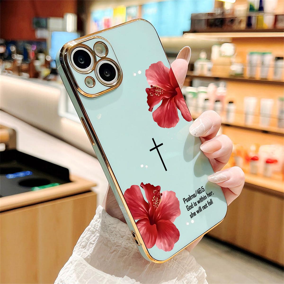 Christian Cross & Lilies Bible Verse Electroplated Soft TPU Silicone Phone Cover - Dirt-Proof, Easy-to-Clean Religious Accessories for iPhone 11/12/13/14 Plus/15 Pro Max/16/17, Women's Smartphone Casing - TikTok Shop Christian Cross & Lilies Bible Verse Electroplated Soft TPU Silicone Phone Cover - Dirt-Proof, Easy-to-Clean Religious Accessories for iPhone 11/12/13/14 Plus/15 Pro Max/16/17, Women's Smartphone Casing - TikTok Shop
