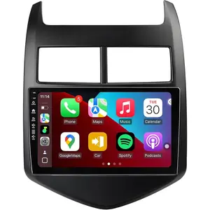 5G WiFi(6)  Radio for Chevy Sonic Aveo 2011-2015, Android13/Wireless CarPlay/Android Auto/Touch Screen/GPS Navigation/Bluetooth/FM/HD Backup Camera (2+64) stereo upgrade car