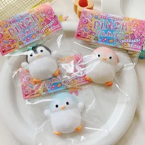 Kawaii Childrens Adult Squeeze Decompression Toys Round Belly Penguin Angry Pufferfish Slow Rebound Squishy Cute Birthday Toys