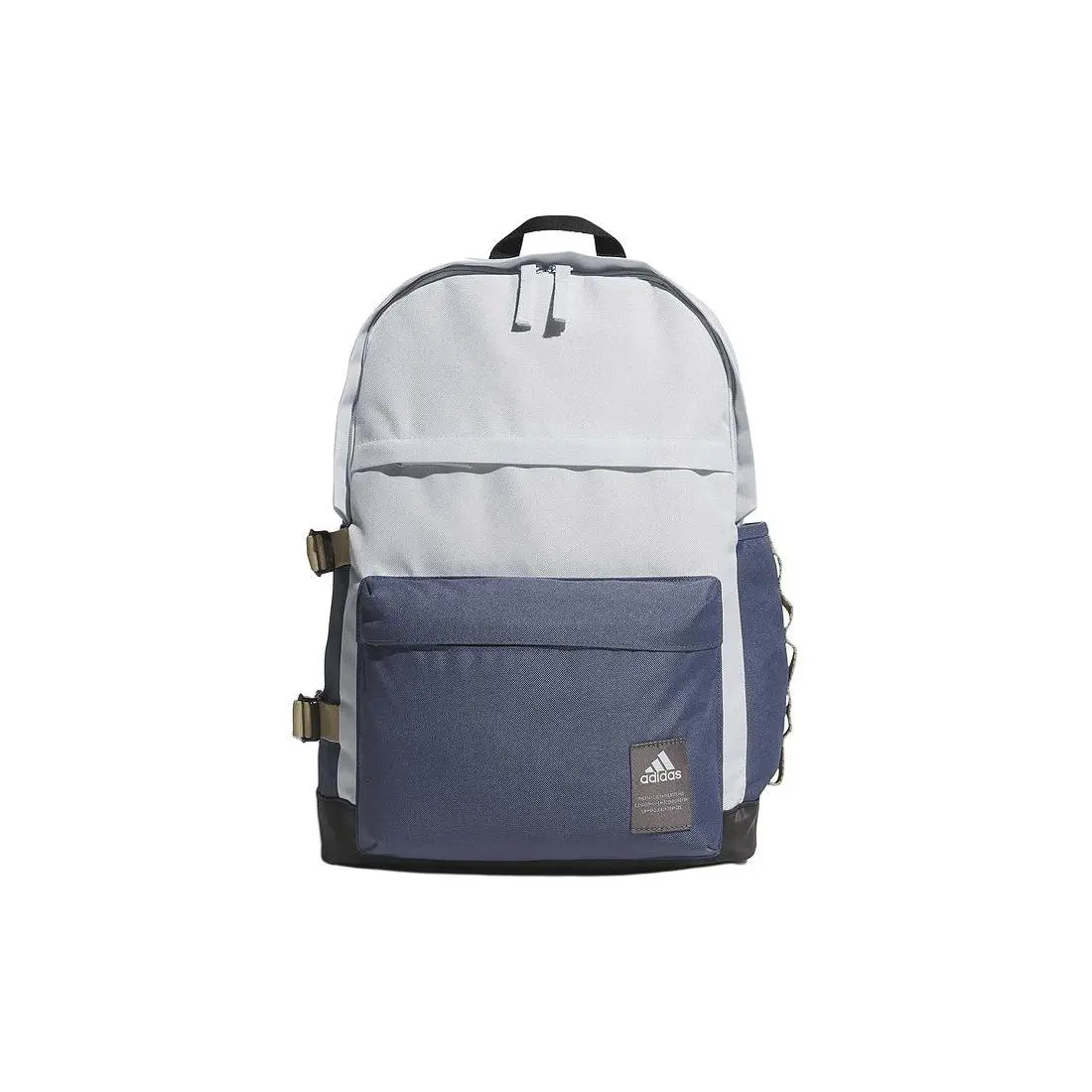 Adidas Backpack for Men and Women – Recycled Polyester Zippered School Bag in Blue