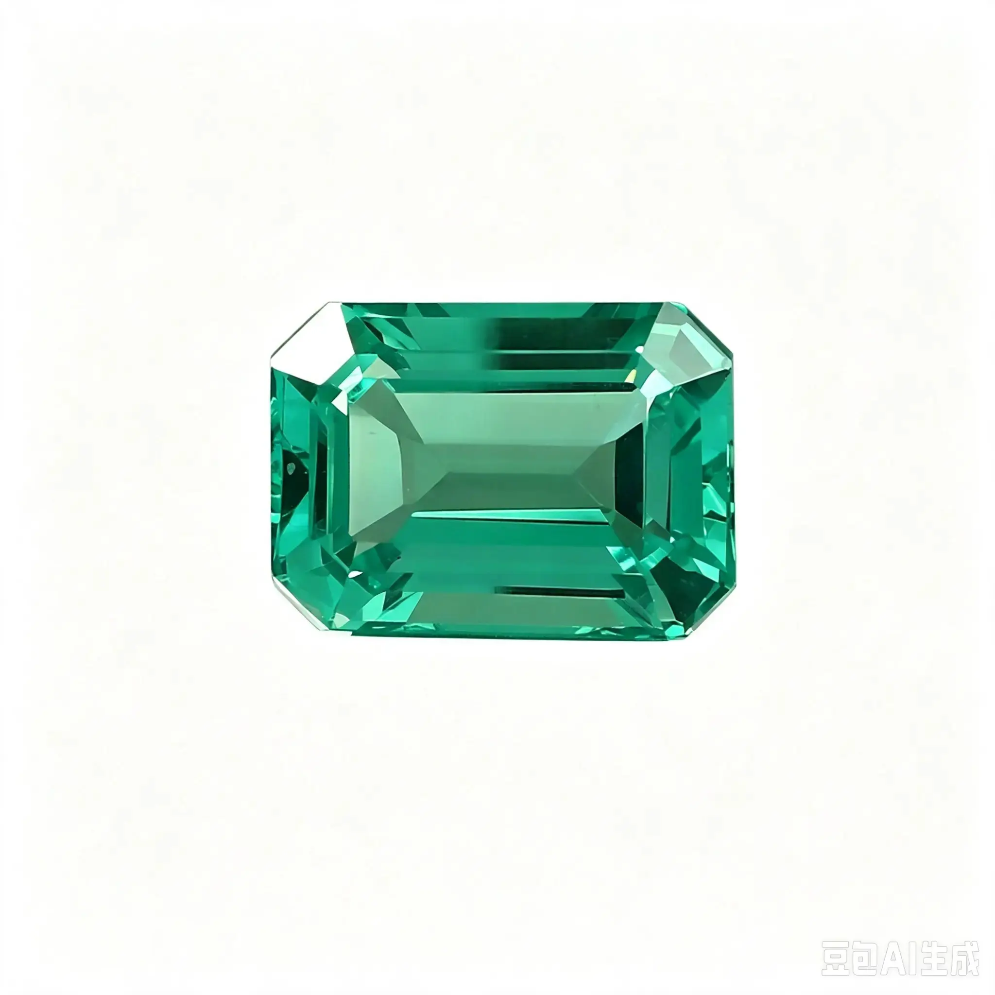 Lab-Grown Radiant Cut Emerald, Certified Gem, AGL Certificate, Multi-Size, Rectangular Shape Artificial Gemstone for Jewelry Accessories