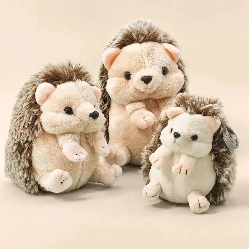 Cute Animal Aesthetic Hedgehog Soft Plush Toy - Cute Collectibles, Cozy Look Character Stuffed Toy, Bedroom Decoration, Sleeping Buddy, Birthday Gift for Girls, Character Stuffed Toys
