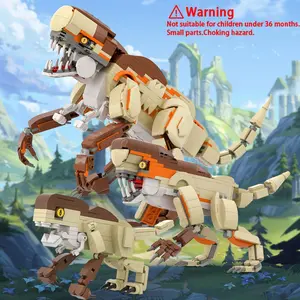 119/321/744pcs New Sci-fi Movies Jurassicess and World Indominus Rex Dinosaur Building Blocks Creative Expert Triceratops Tyrannosaurus Rex Model Bricks Toys,Prefer dinosaur enthusiasts to collect model ornaments and sci-fi movie fans to collect Kits