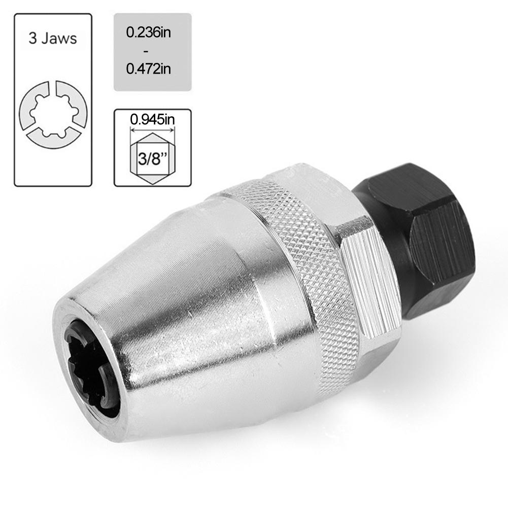 3/8" Drive Stud & Bolt Extractor Tool - Effortlessly Removes Broken, Rusted Screws & Studs, Adjustable 6mm-13mm, Durable Carbon Steel, Non-Electric, Fit for All Vehicles NEW