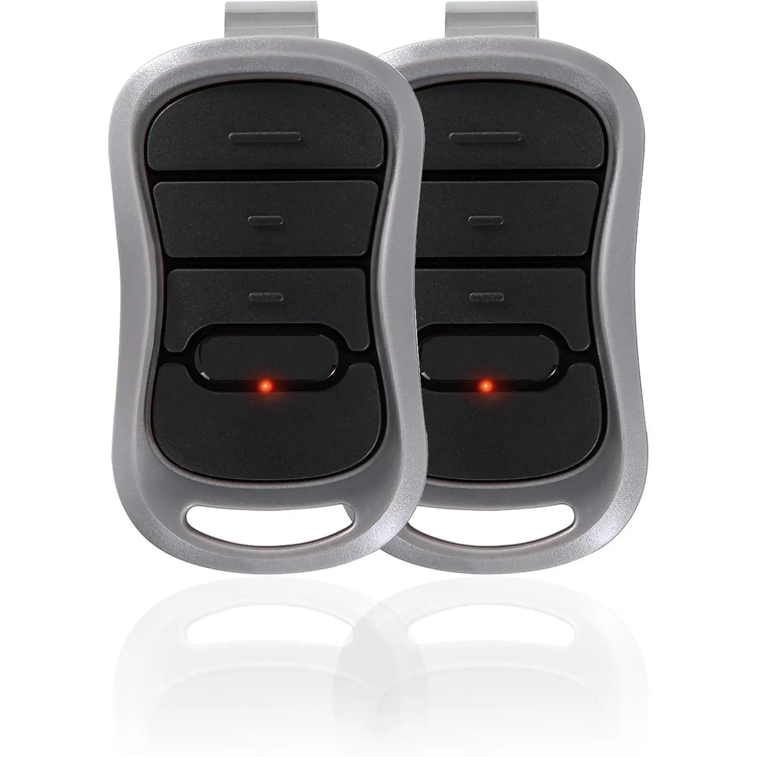 2-Pack Genie G3T-R Garage Door Opener Remote, Auto-Seek, Compact Form, Rolling Code, FCC Certified, 3-Year Warranty for Users to Open/Close Doors with Intellicode Compatibility