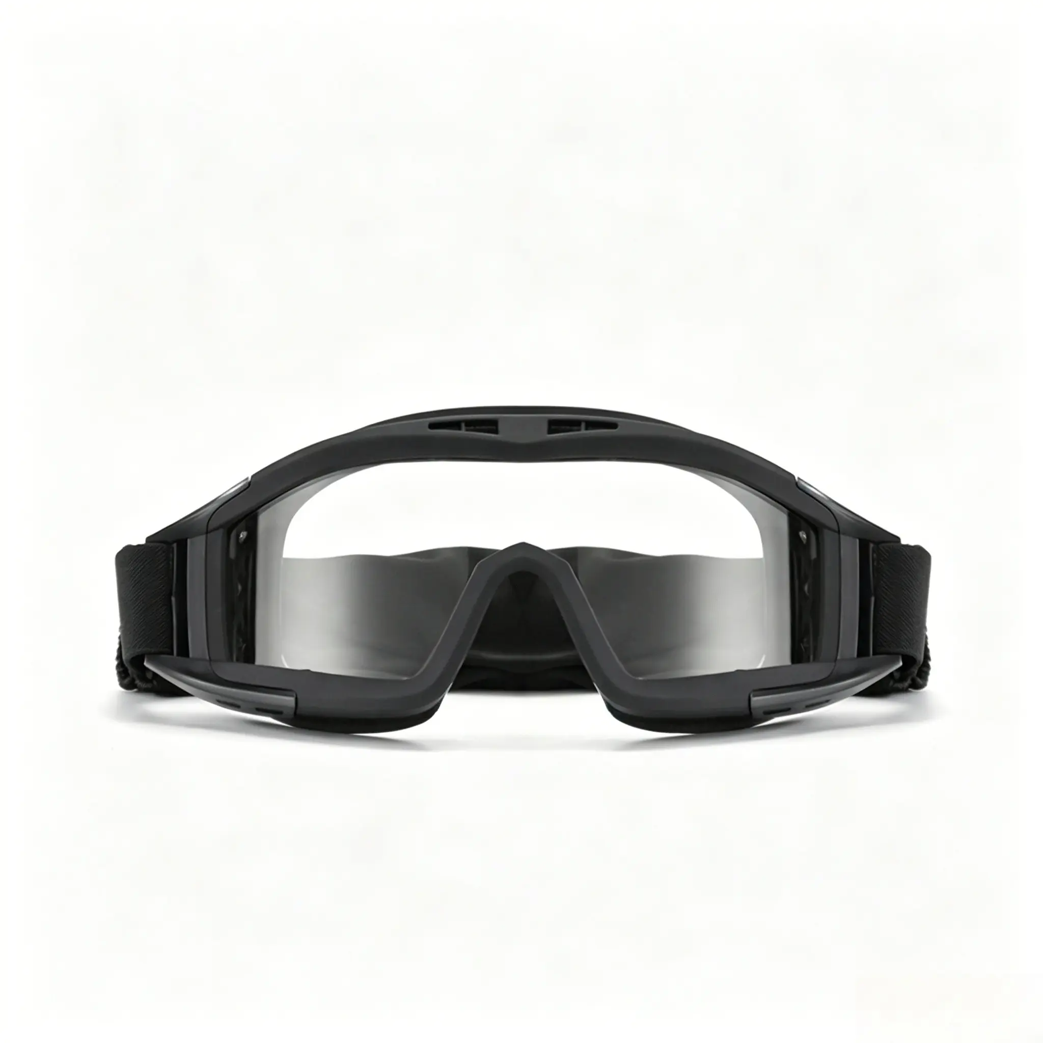 Hopper Style Tactical Single Windshield, Outdoor Cycling Shooting Anti-Wind Dust Impact Protection Goggles, Essential Gear for Adventure Enthusiasts