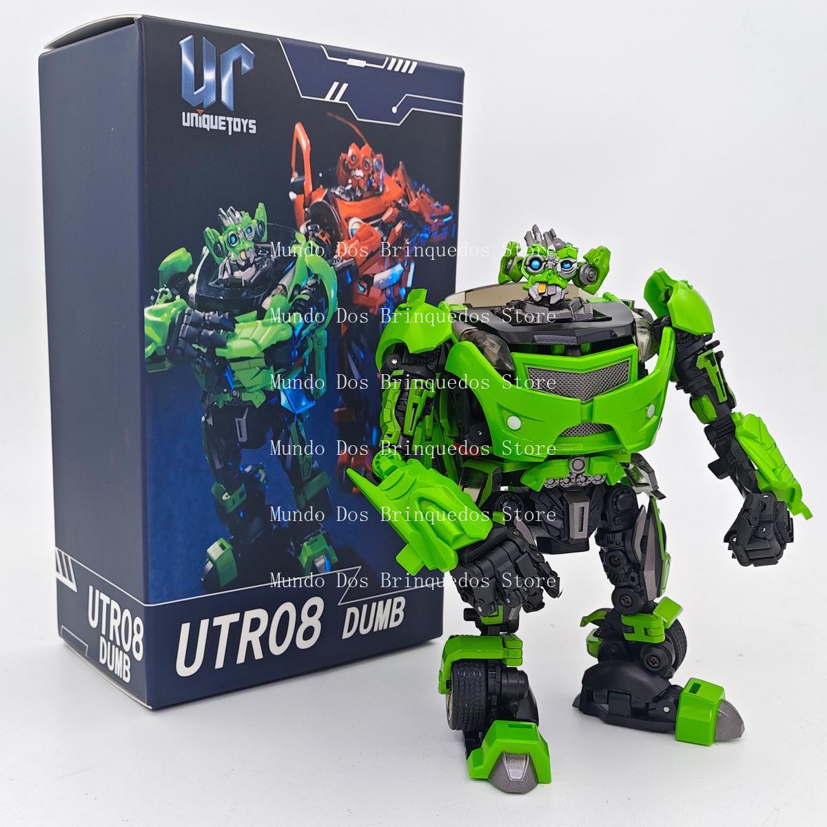 UT Transformation Unique Toys UT-R07 UT R07 R08 UT-R08 13cm Mudflap Dumber Trax Twins Alloy Action Figure Robot