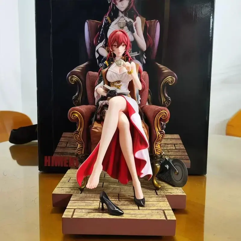 Honkai Star Rail Himeko Anime Figure Gk Statue Sofa Sitting Pose Desktop Decoration Collectible Pvc Model Boxed Collection