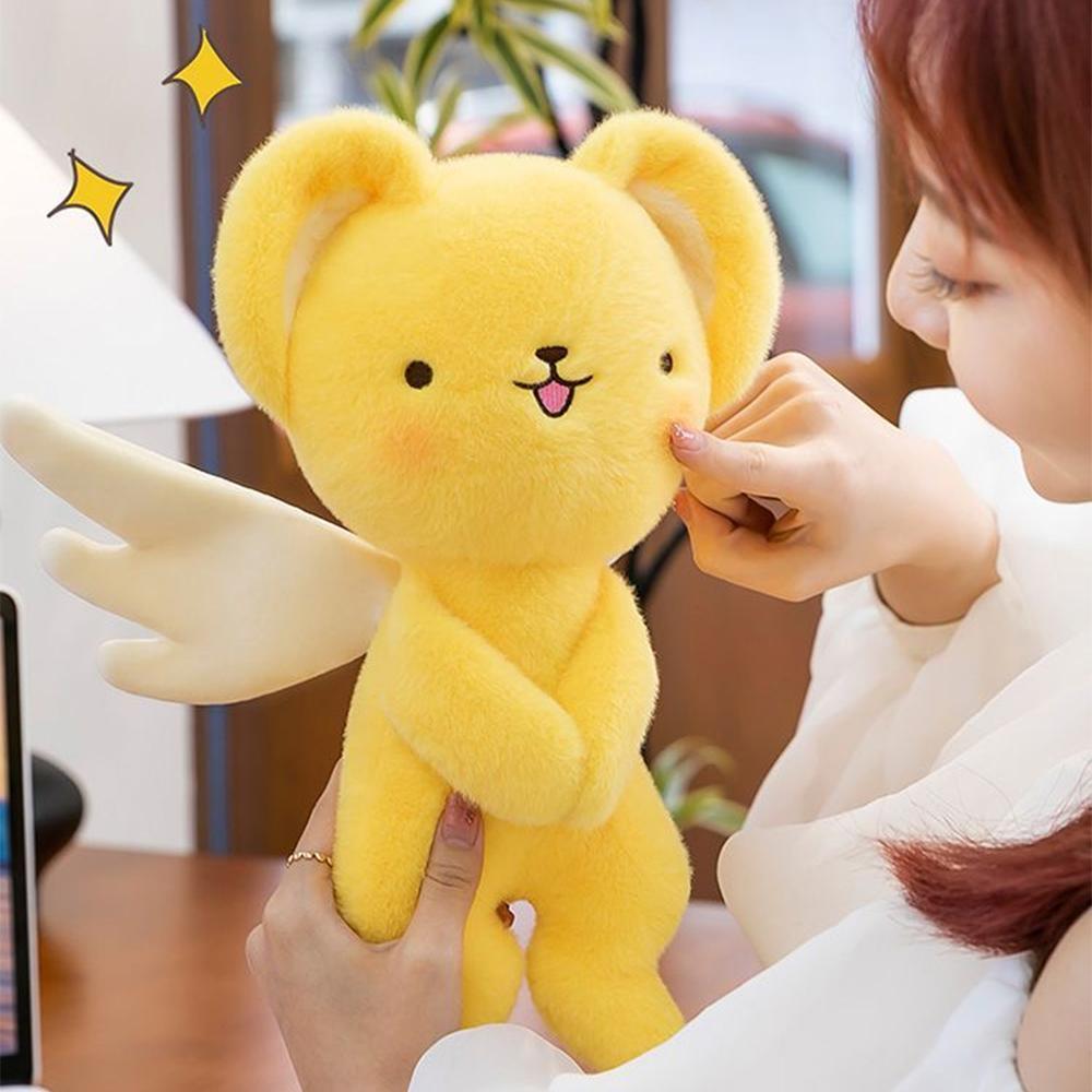 Cardcaptor Anime plush toy Cartoon cat doll Cerberu Plush soft pillow Kinomot figure Card Captor plushies Keychain Birthday Gift